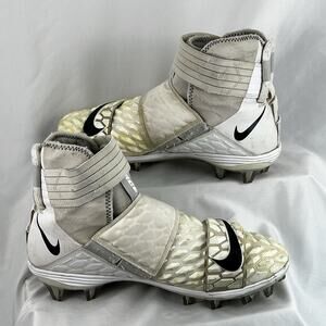 Nike Force Savage Pro 2 Football Cleats White Men’s Size 11 AH3999-100